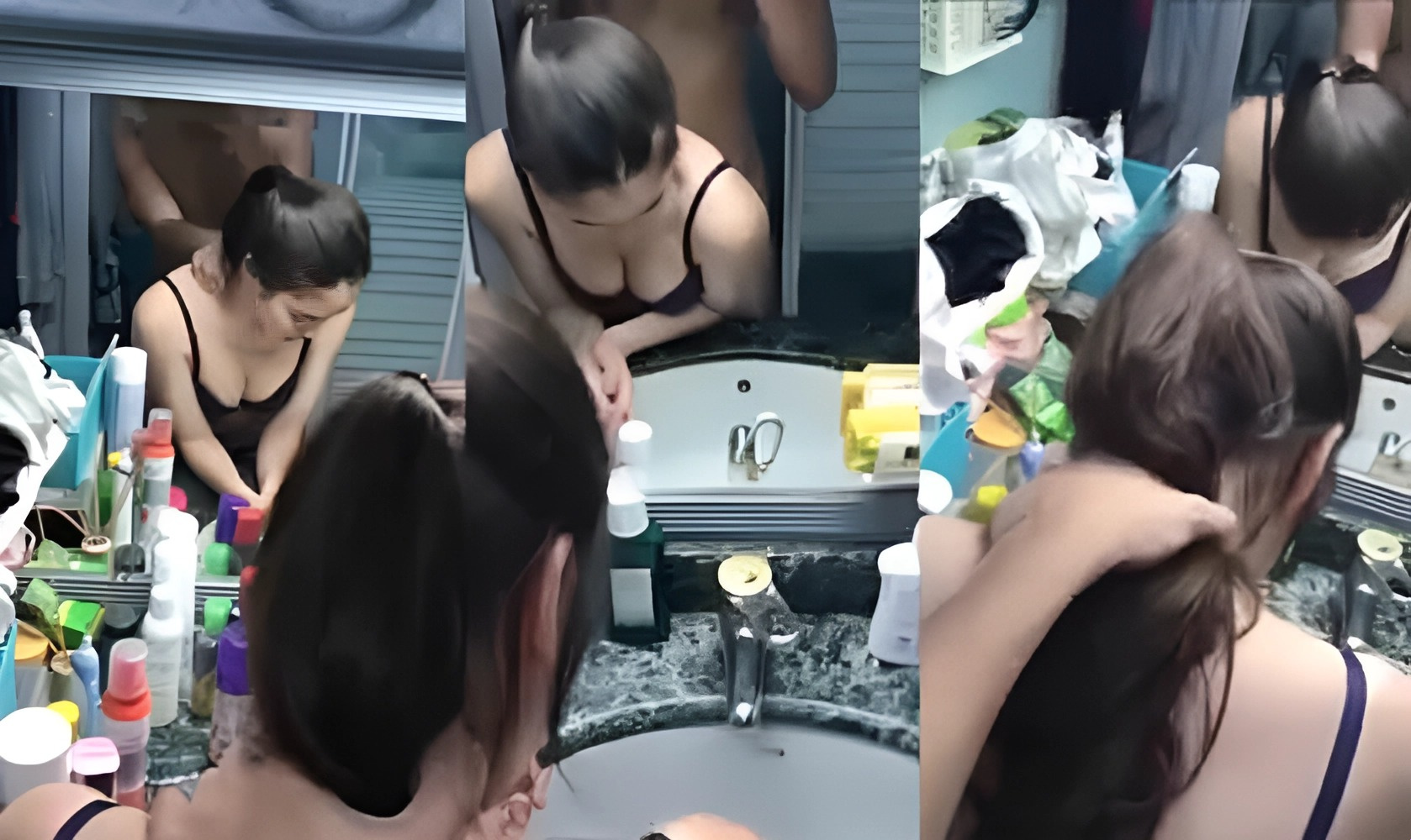 Enquanto se maquiava, meu amante ficou com tesão